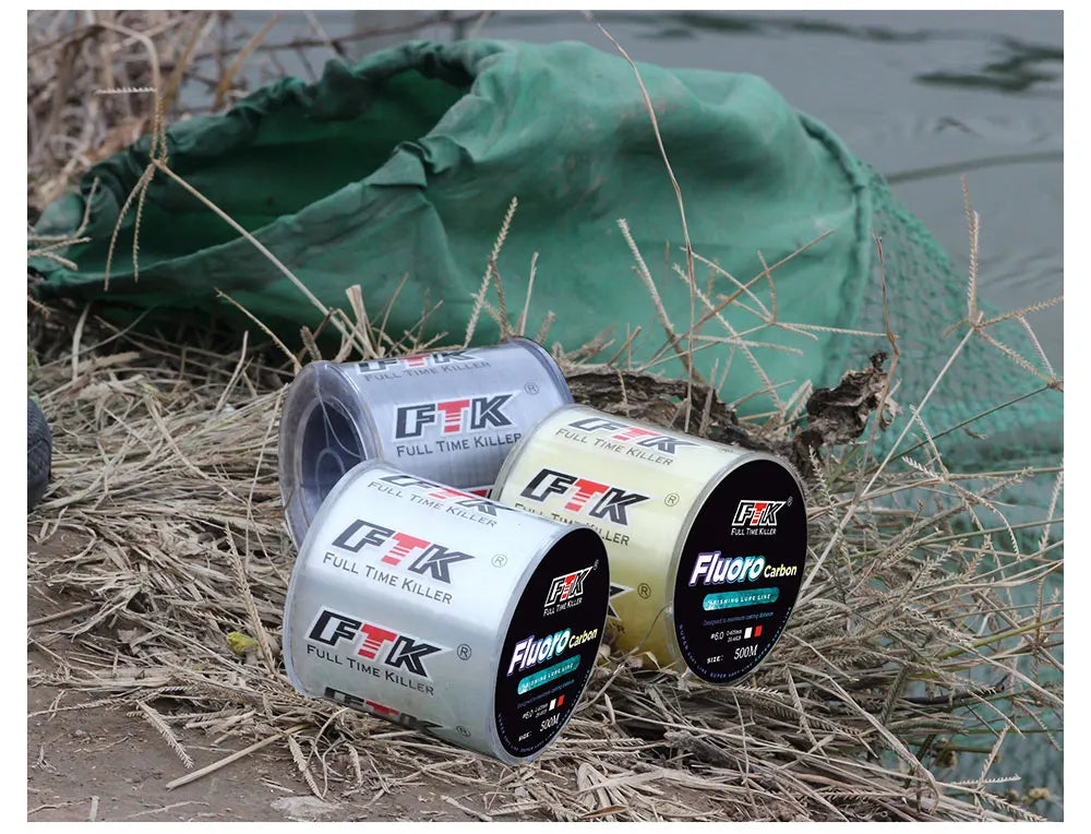 300m 500m Fluorocarbon Coating Fishing Line