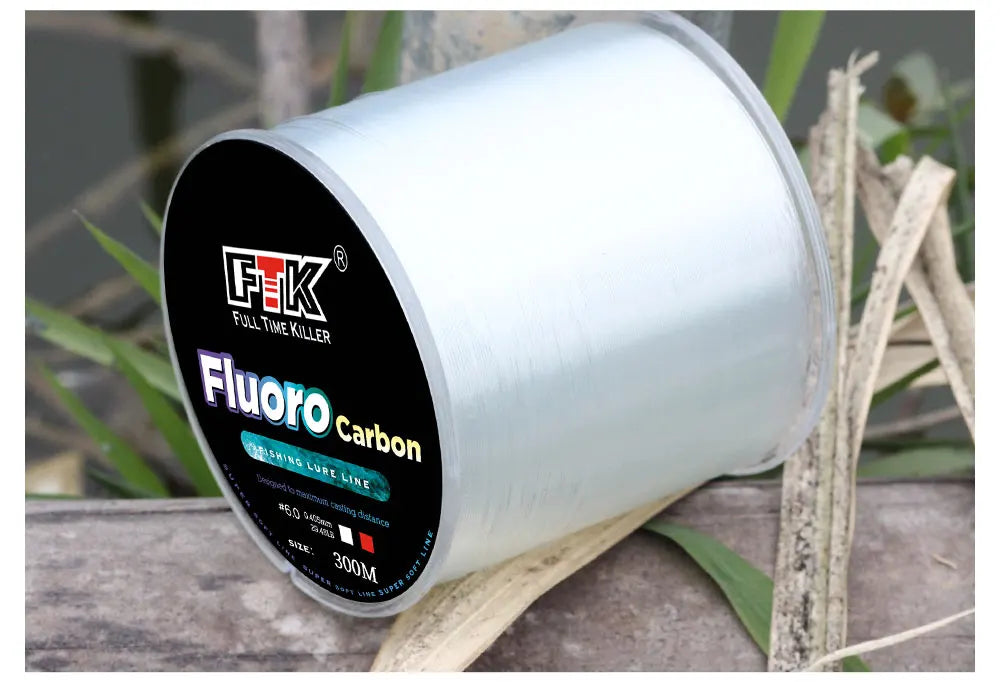 300m 500m Fluorocarbon Coating Fishing Line