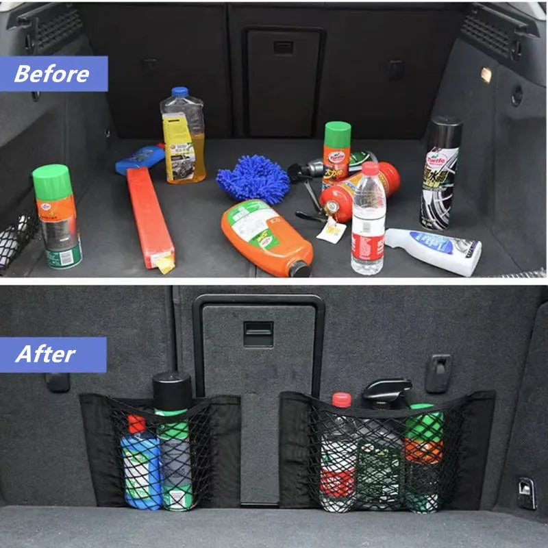 Car Trunk Box Storage Net Bag