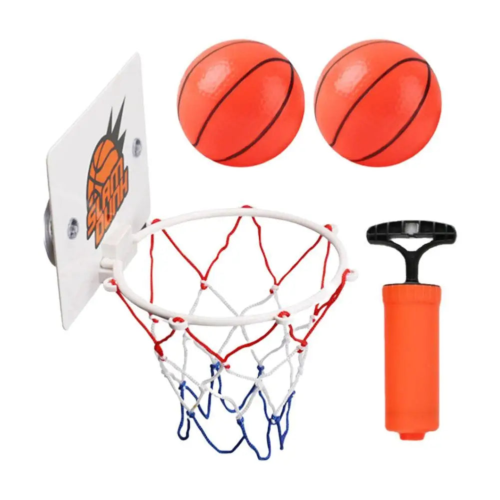 Mini Basketball Backboard Hoop Netball Board Box Set