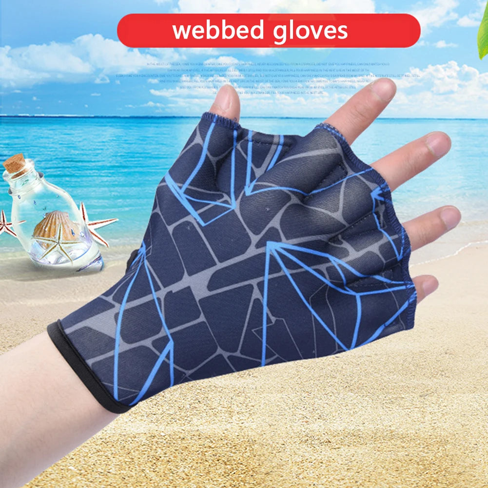 Unisex Swimming Hand Fins Flippers