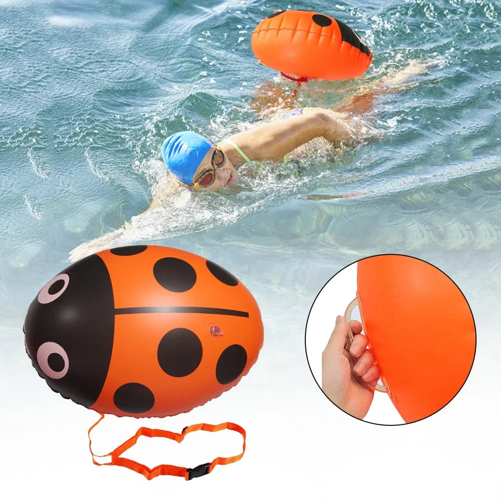 Inflatable Ladybug PVC Safety Swim Buoy