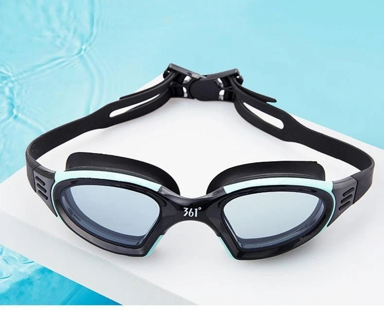 Professional Swimming Goggles HD Waterproof Anti Fog Silicon Swimming Cap Water Racing Sports Equipment for Men Women