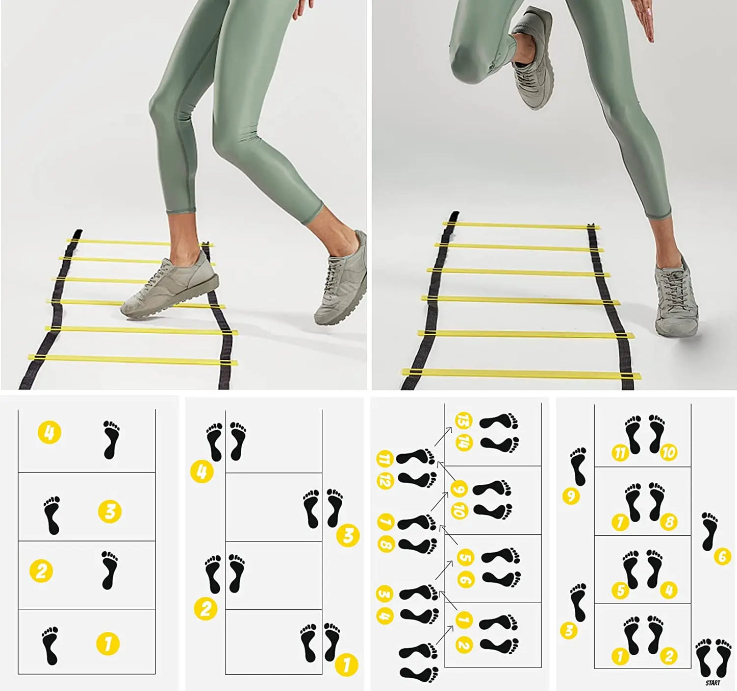 Agility Ladders with Nylon Straps