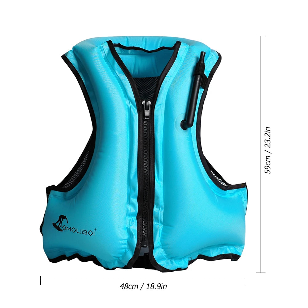 Inflatable Swim Vest Life Jacket