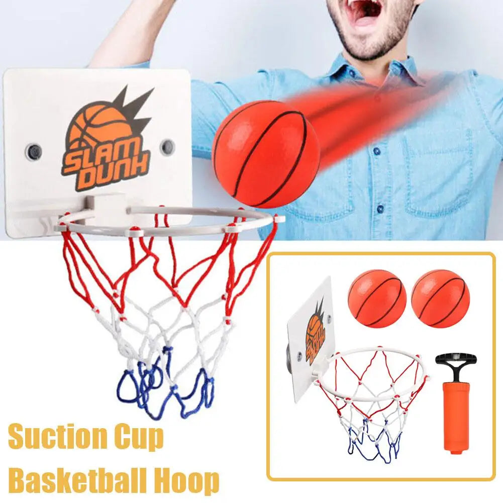 Mini Basketball Backboard Hoop Netball Board Box Set