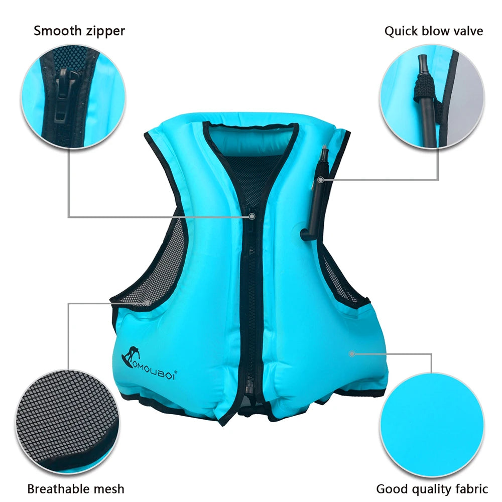 Inflatable Swim Vest Life Jacket