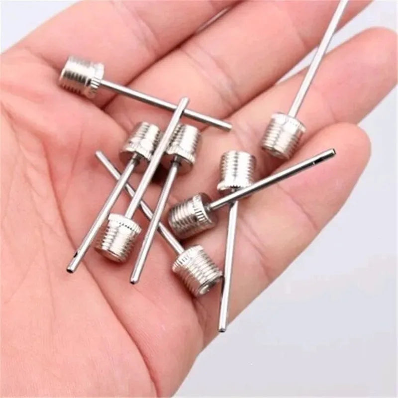 New Sport Ball Inflating Pump Needle For Football Basketball Soccer Inflatable Air Valve Adaptor Stainless Steel Pump 5/10/20PCS